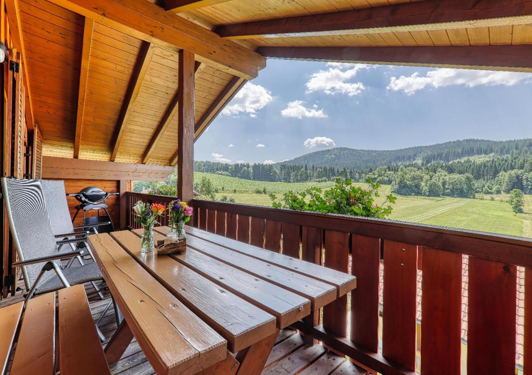 Ferienwohnungen Holzferienhaeuser Leithenwald Zwiesel Luaran gambar